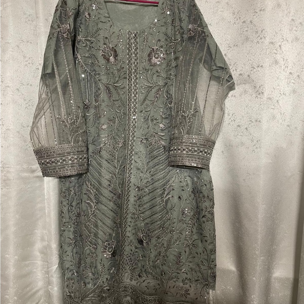 Plus size 3 PCs Pakistani dress